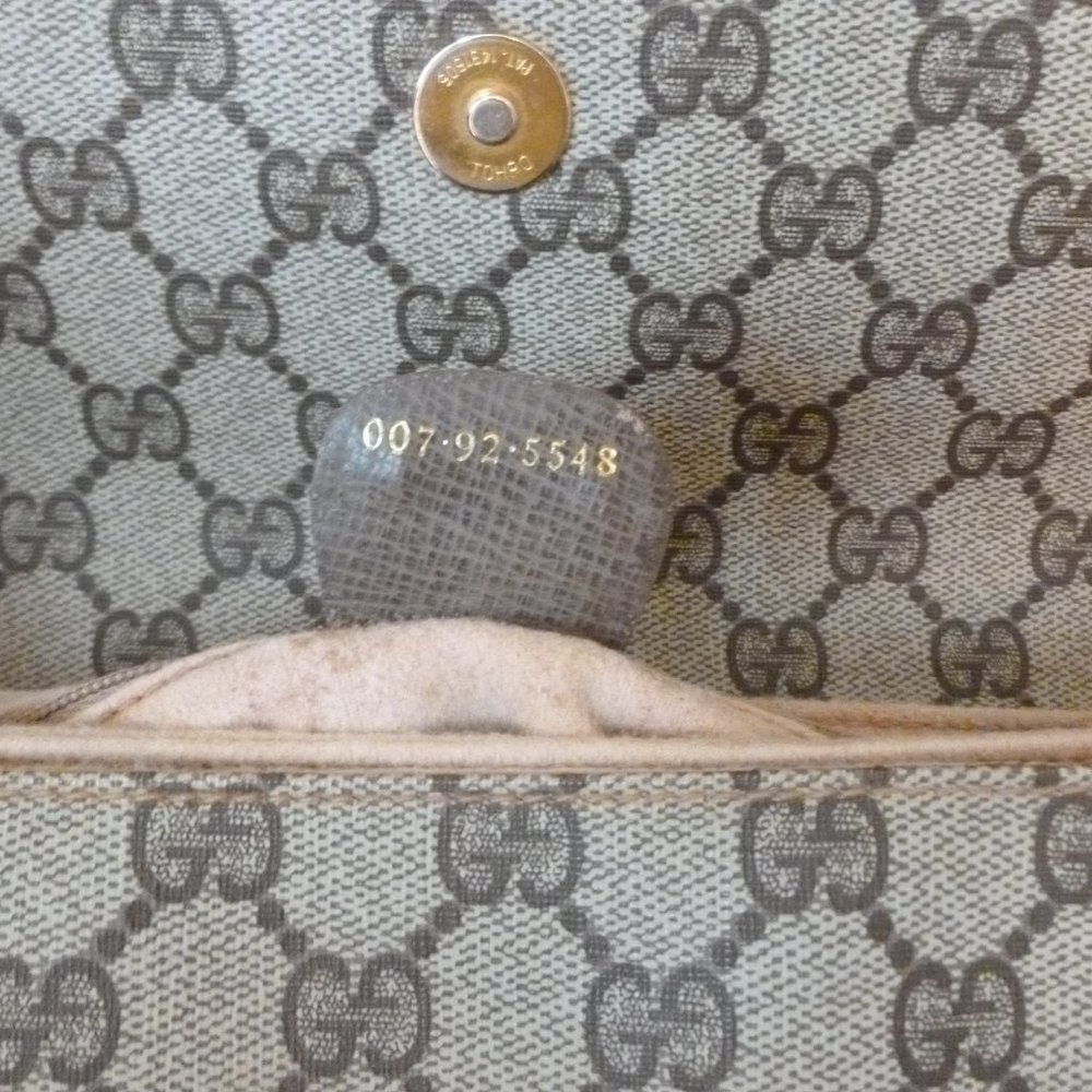 Gucci GG Web Supreme Flap Shoulder Bag - Picture 9 of 14